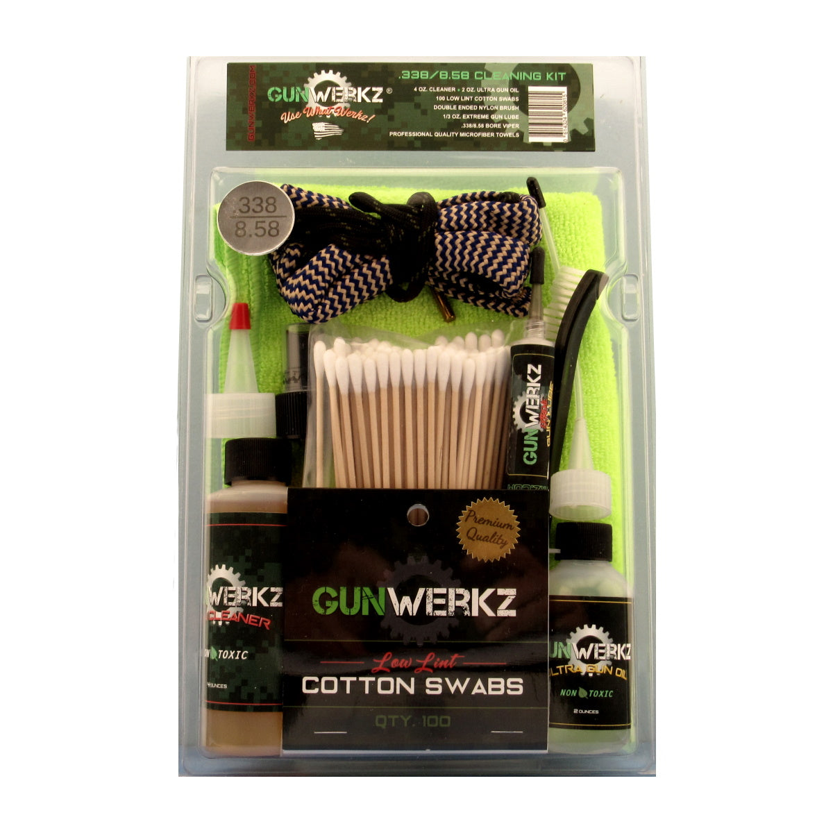 Gun-Werkz .338/8.58 Cal. Cleaning Kit