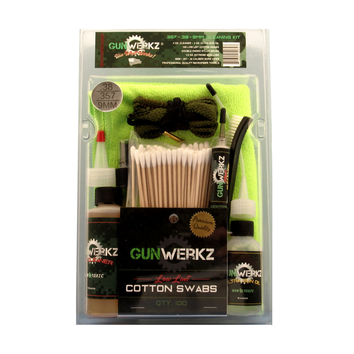 Gun-Werkz .38/.357/9mm Cleaning Kit