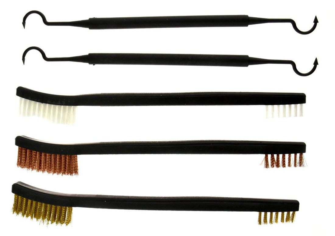 5 Piece Gun Cleaning Brush and Pick Set