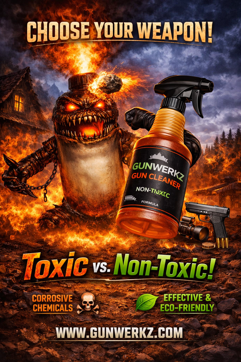 The Chemistry Behind Non‑Toxic Gun Cleaners