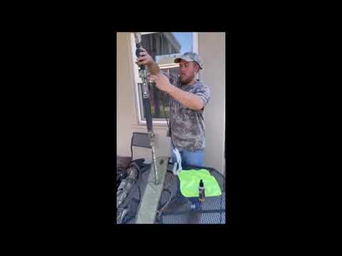 Brett showing how to clean your shotgun with a 12 gauge shotgun and GunWerkz PLC cleanet