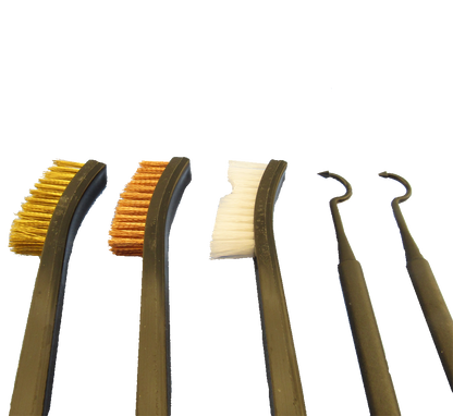 5 Piece Gun Cleaning Brush and Pick Set